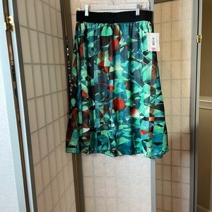 LuLaRoe Lola lined midi skirt